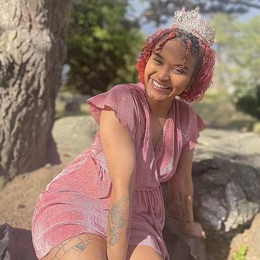 Full Round Imitation Crystal Queen Crown Rhinestone Bride Crown Headband Grand Ball Wedding Hair Accessories