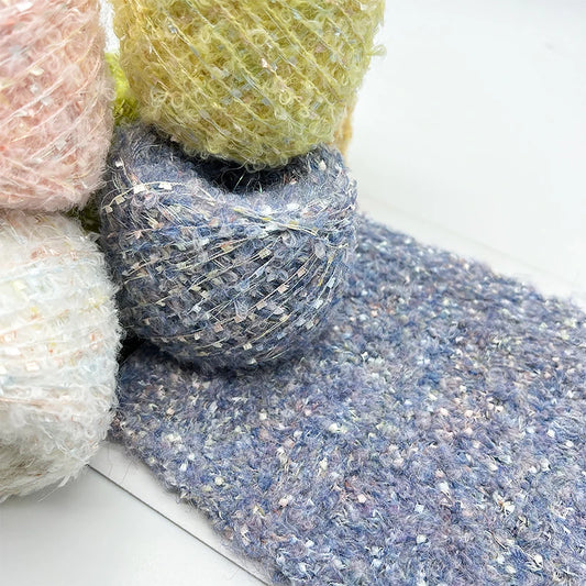 YOMDID 50g/pc Wool Loop Yarn DIY Clothing Hat Scarf Glove Knitting Yarn Bag Pendant Hairband Decoration Handmade Crochet Thread