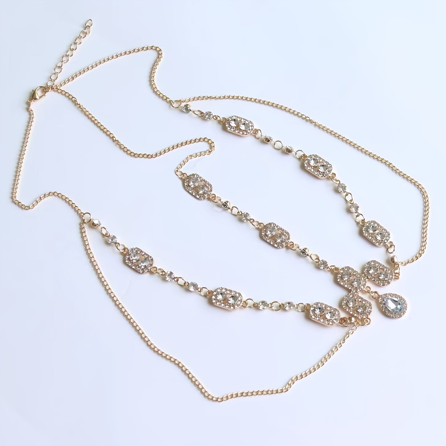 Bridal Crystal Head Chain – Fashion Zinc Alloy Wedding Hair Jewelry