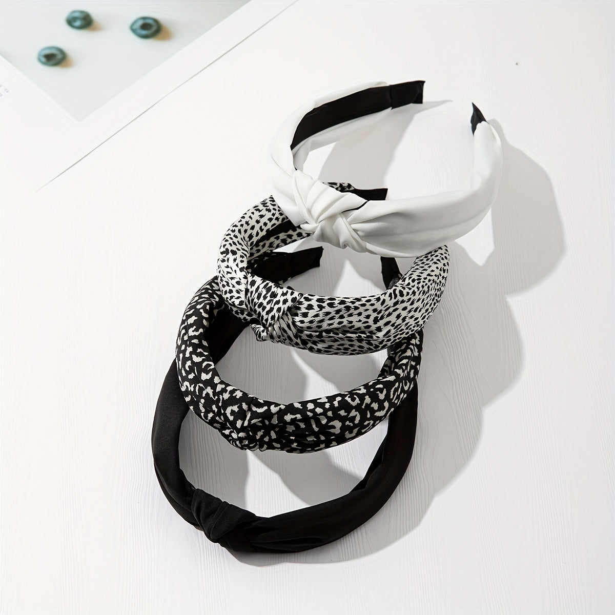 Daily Hairband Set – Leopard Print & Neutral Knot Headbands