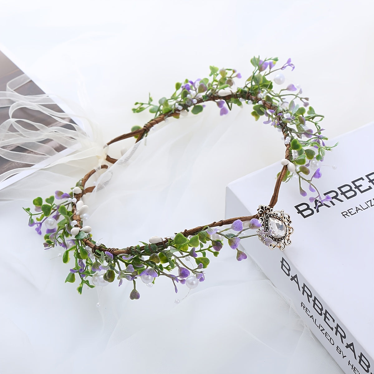 Simulation Water Grass Vine Headband Wreath Hair Band Pastoral Style Head Band Women's Hair Accessories, Carnival/Mardi Gras/Masquerade