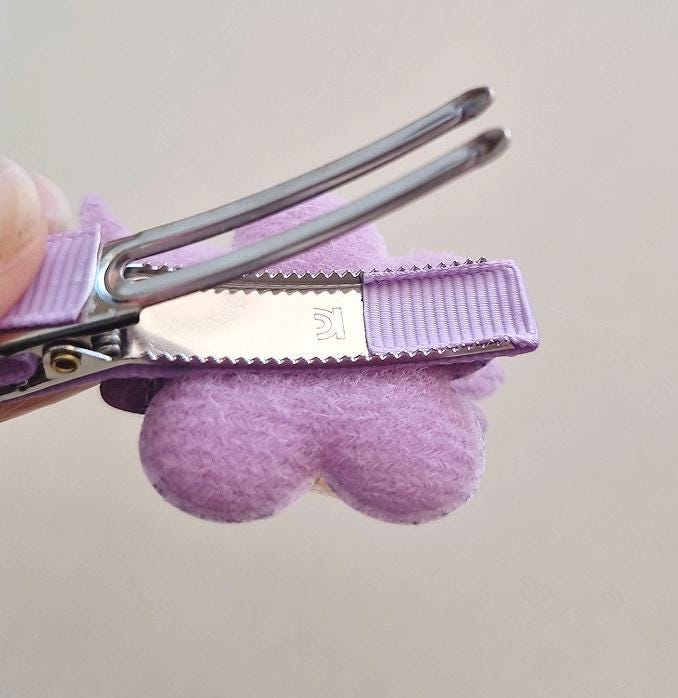 Sparkly Angel Wing Hair Clips–Pigtail Set of 2 (Left & Right Pair) Korean Hypoallergenic Girl Toddler hair pin nickel-free [with Pinkluvme]