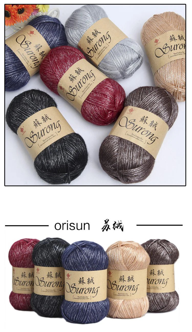 100g/Ball 325m Knitting Yarn Crochet Needlework Thick Wool Thread Yarn For Hand Knitting Scarf Sweater Crochet Yarn