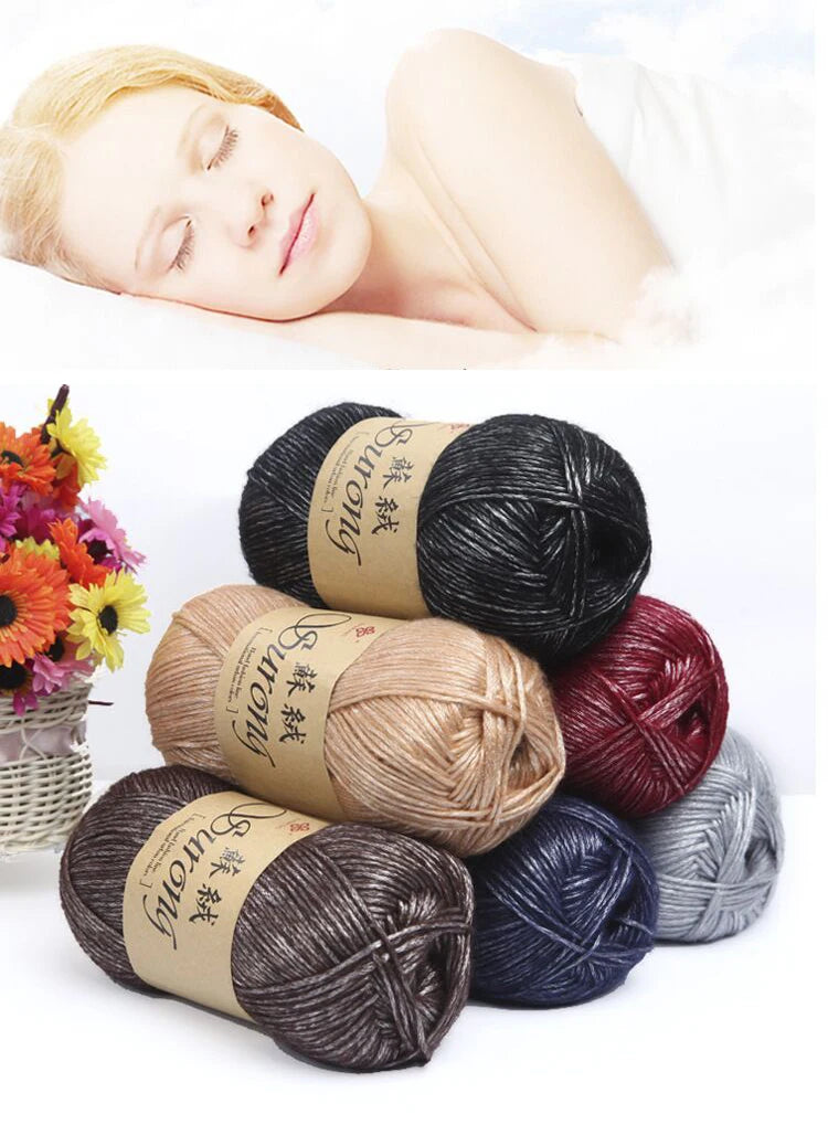 100g/Ball 325m Knitting Yarn Crochet Needlework Thick Wool Thread Yarn For Hand Knitting Scarf Sweater Crochet Yarn