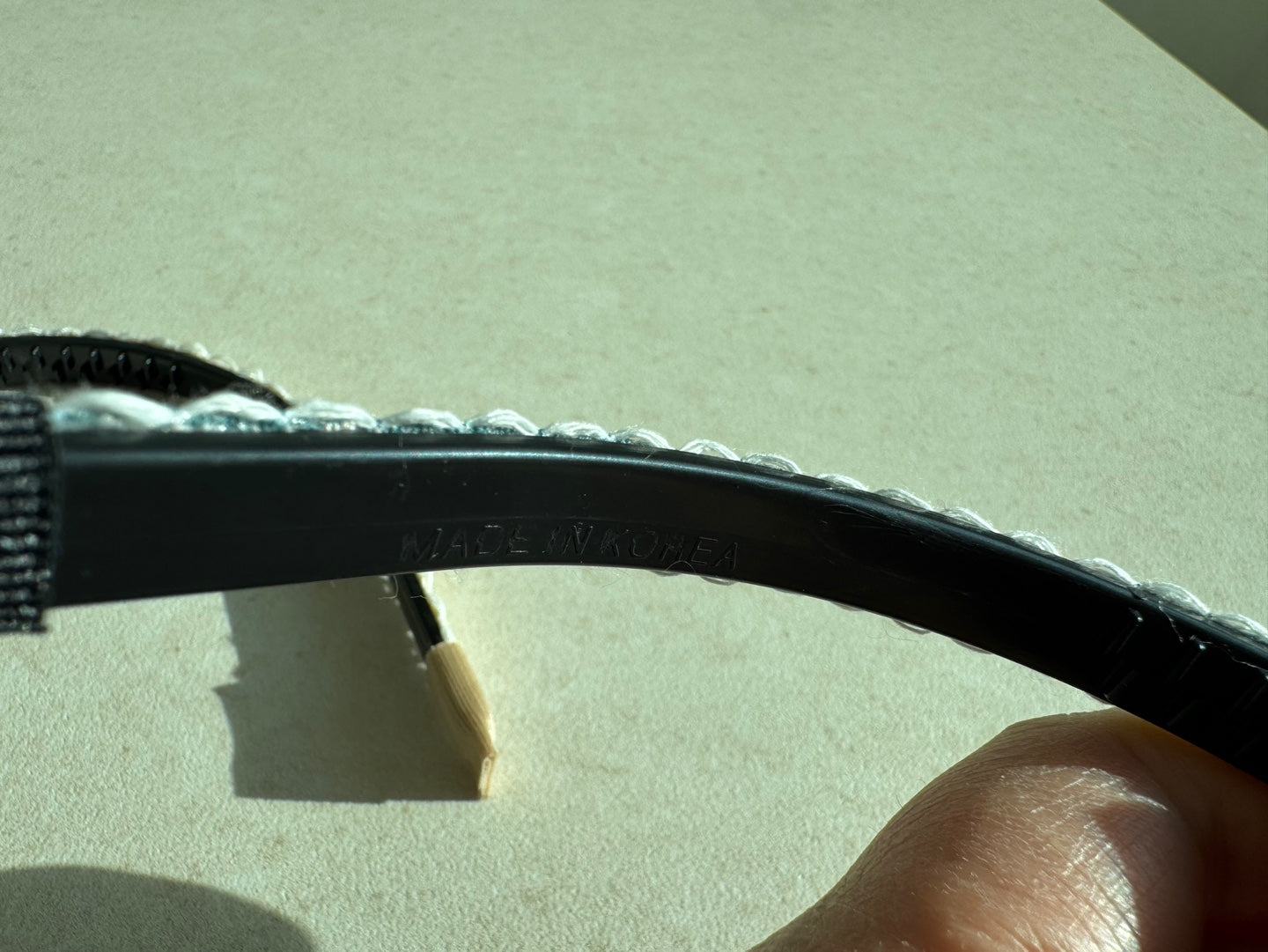 Handmade Linen Embroidered Headband, Bohemian Ethnic Hairband with Non-Slip Double Teeth, Korean Hair Accessory for Women & Girls