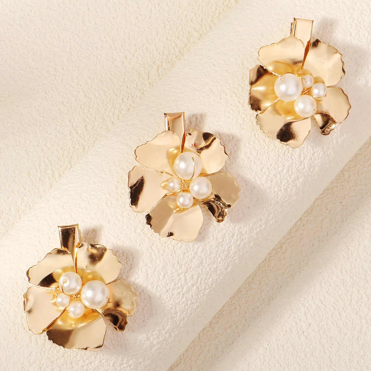 10Pce Flower Crystal Hair Clips For Women Hairpins Girls Side Bangs Clips Flower Barrette Hawaiian Wedding Party Bag Hat Accesso