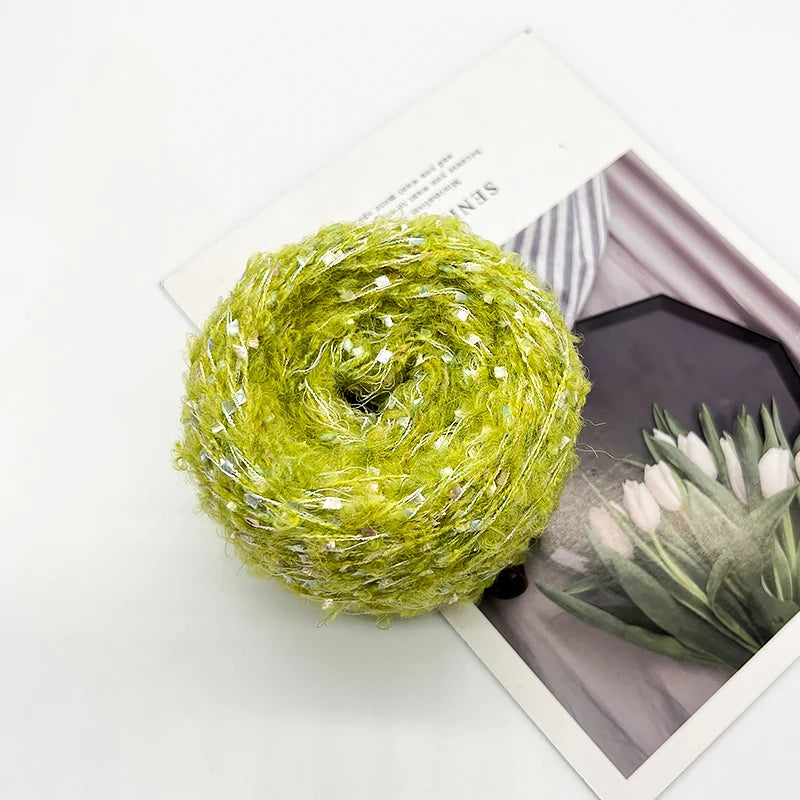 YOMDID 50g/pc Wool Loop Yarn DIY Clothing Hat Scarf Glove Knitting Yarn Bag Pendant Hairband Decoration Handmade Crochet Thread