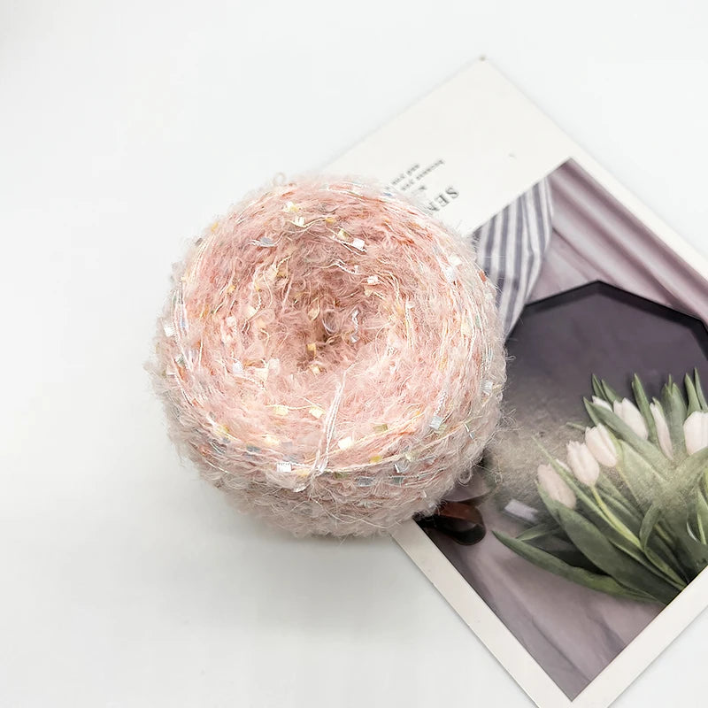 YOMDID 50g/pc Wool Loop Yarn DIY Clothing Hat Scarf Glove Knitting Yarn Bag Pendant Hairband Decoration Handmade Crochet Thread