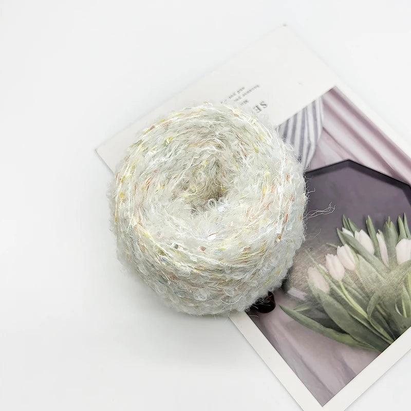 YOMDID 50g/pc Wool Loop Yarn DIY Clothing Hat Scarf Glove Knitting Yarn Bag Pendant Hairband Decoration Handmade Crochet Thread