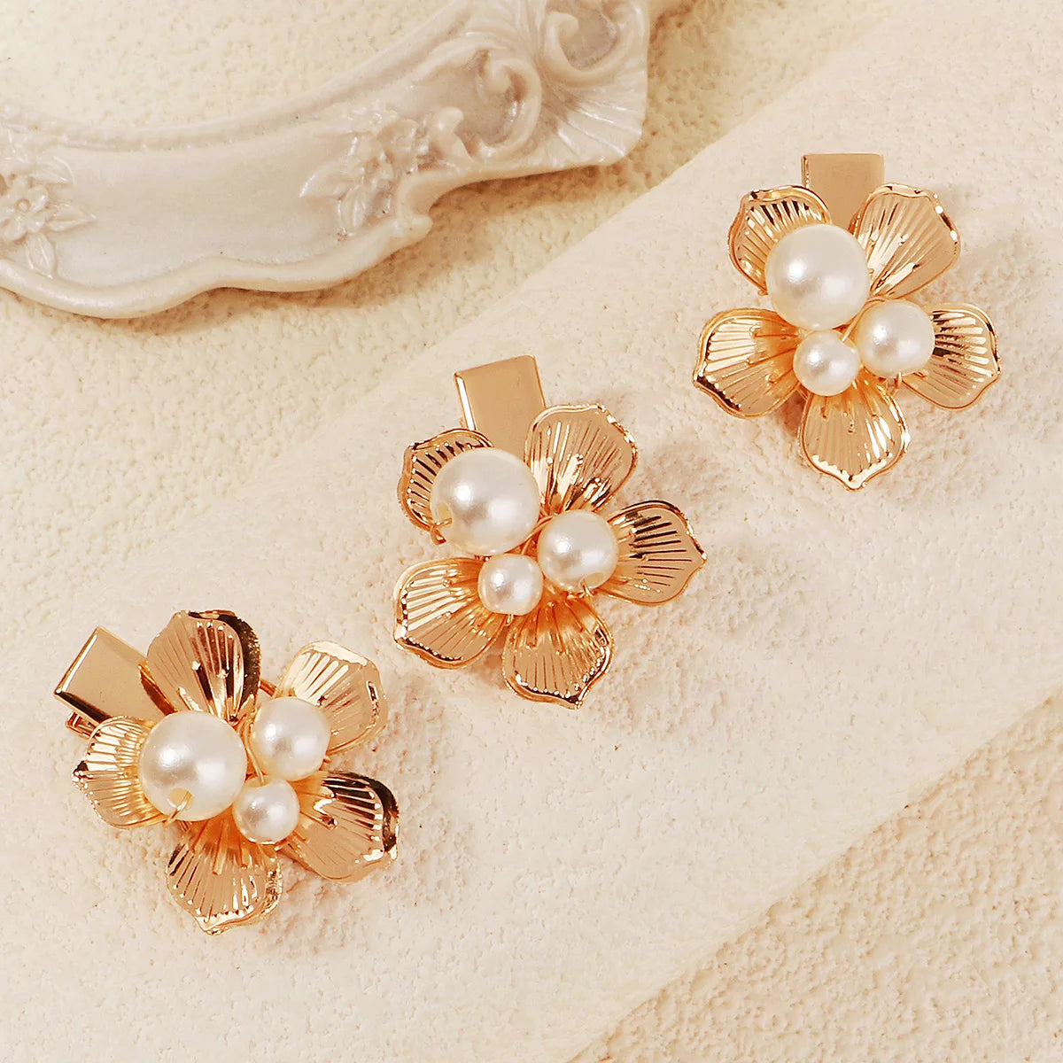 10Pce Flower Crystal Hair Clips For Women Hairpins Girls Side Bangs Clips Flower Barrette Hawaiian Wedding Party Bag Hat Accesso