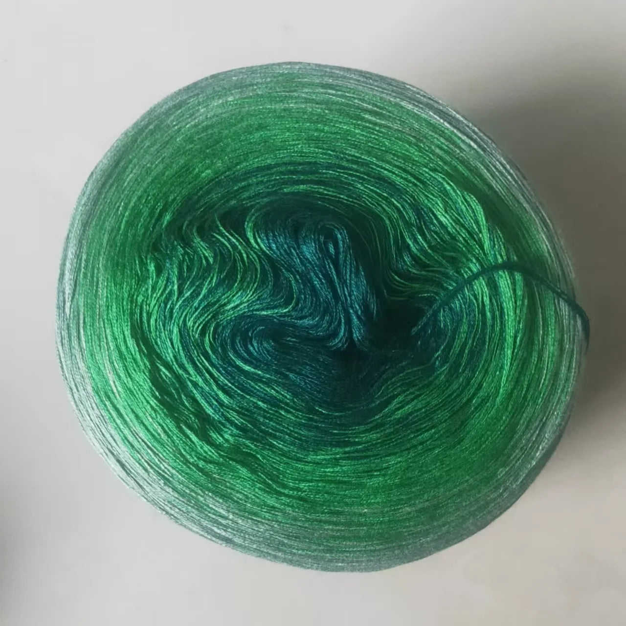 300g Rainbow Gradient Color Cake Yarn Organic Cotton Blend Yarn Segmented splicing line DIY Scarf Shawl Skirt Wool Yarn Crochet