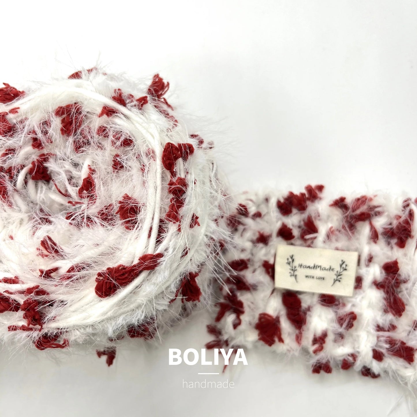 Knitted Yarn Ball Cloud DIY Handmade Hand Mixed Yarn Hook Woven Scarf Bag Clothing Card Sleeve Wire Handmade Material