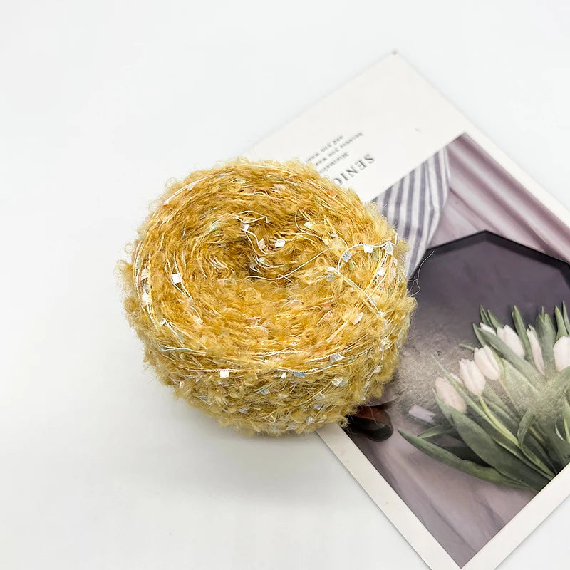 YOMDID 50g/pc Wool Loop Yarn DIY Clothing Hat Scarf Glove Knitting Yarn Bag Pendant Hairband Decoration Handmade Crochet Thread