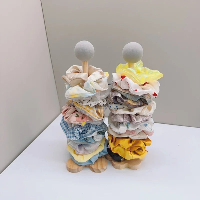 Hair Scrunchies Hairpin Organizer Cute Girl Jewelry Holder Head Rope Headband Display Rack Children's Hair Accessories Storage