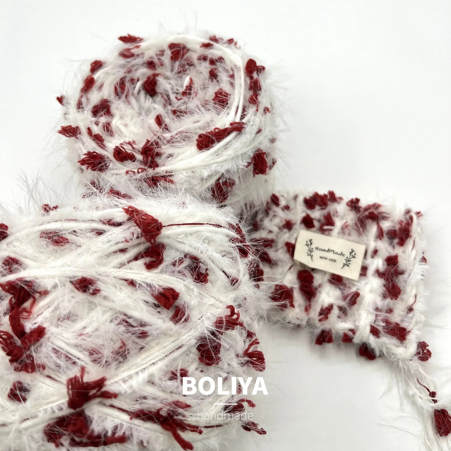 Knitted Yarn Ball Cloud DIY Handmade Hand Mixed Yarn Hook Woven Scarf Bag Clothing Card Sleeve Wire Handmade Material