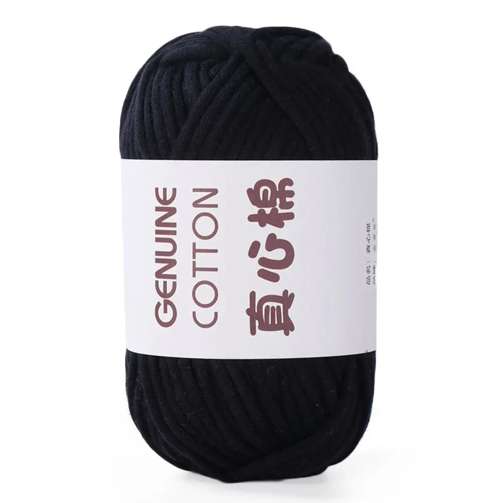 50g Cotton Yarn Beginner Crochet Yarn Easy To Use Cotton Yarn for Hand Knitting Weaving DIY Scarves Blankets Hat Clothes