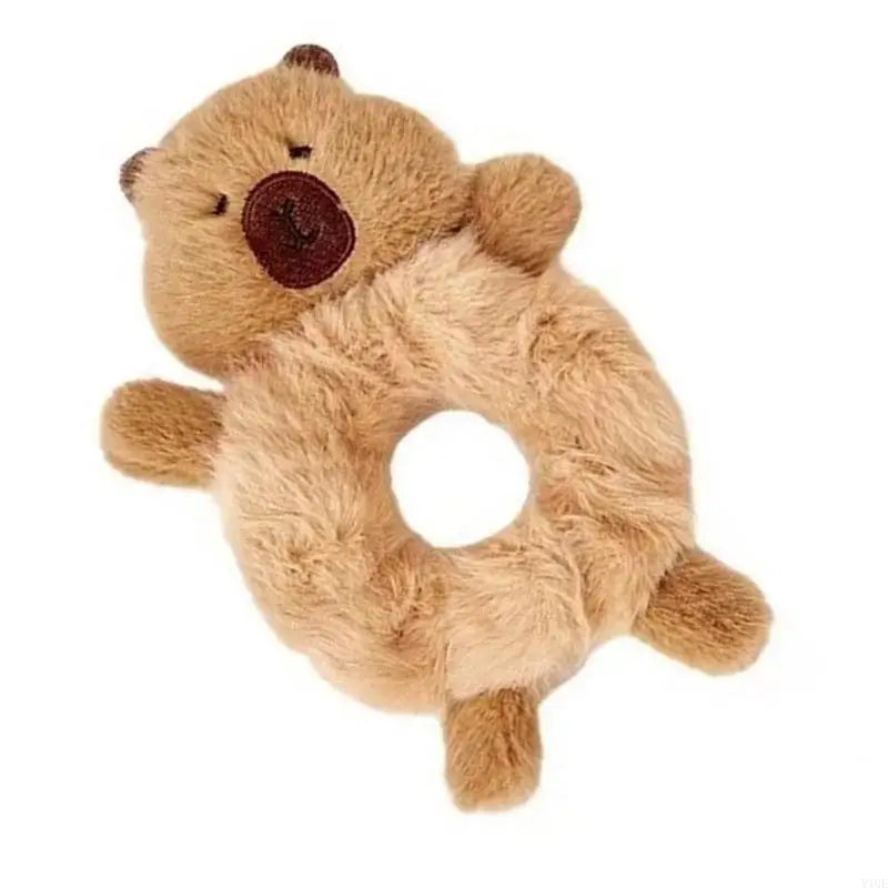 Fun Hair Tie Capybara Furry Scrunchies for Party Headwear for Vacation Travel