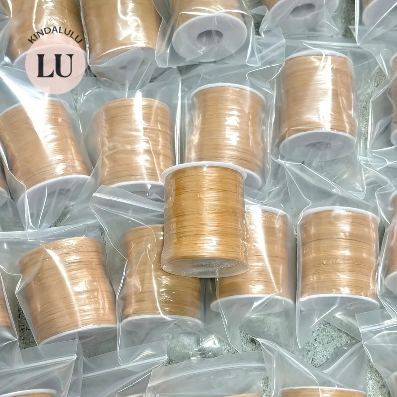 Rayon Raffia Yarn Crochet Yarn Soft Silky Fiber For Knitting Handmade Hat Purse Basket Woven Beach Clutch Craft Linen Threads