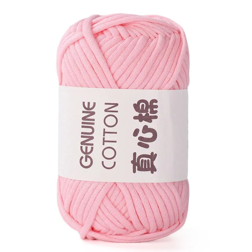 50g Cotton Yarn Beginner Crochet Yarn Easy To Use Cotton Yarn for Hand Knitting Weaving DIY Scarves Blankets Hat Clothes