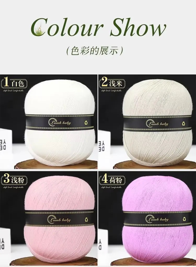 150g Silk Cotton Yarn hand knitting Thin Lace yarn for Crocheting knit Sweater Shawls Scarves hat line Crochet amigurmi thread