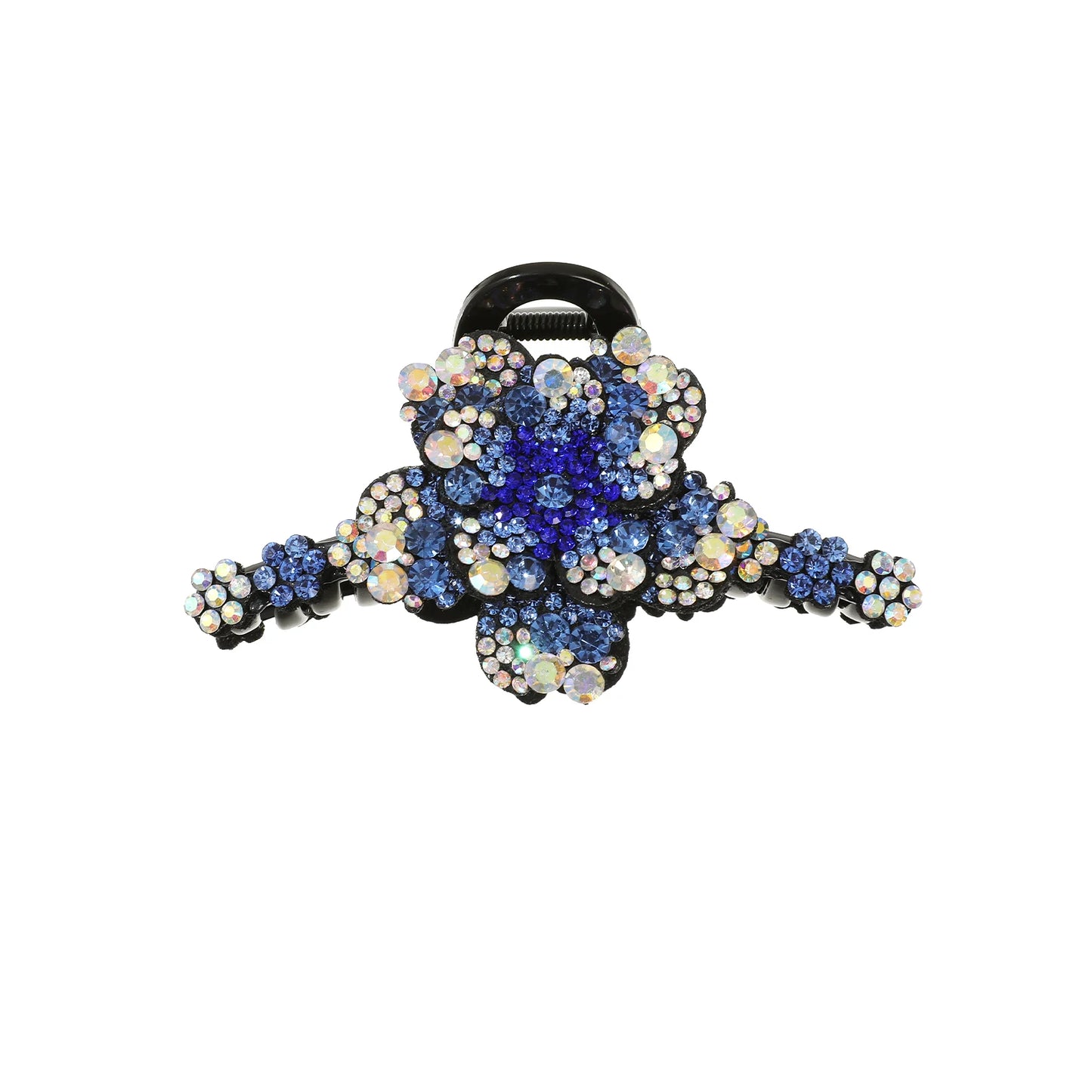 Sapphire Blue – Deep blue crystals with silver sparkle highlights.