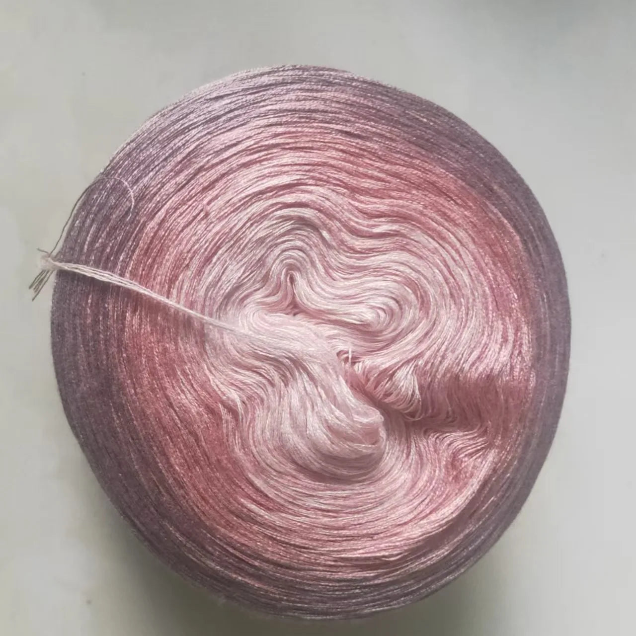 300g Rainbow Gradient Color Cake Yarn Organic Cotton Blend Yarn Segmented splicing line DIY Scarf Shawl Skirt Wool Yarn Crochet