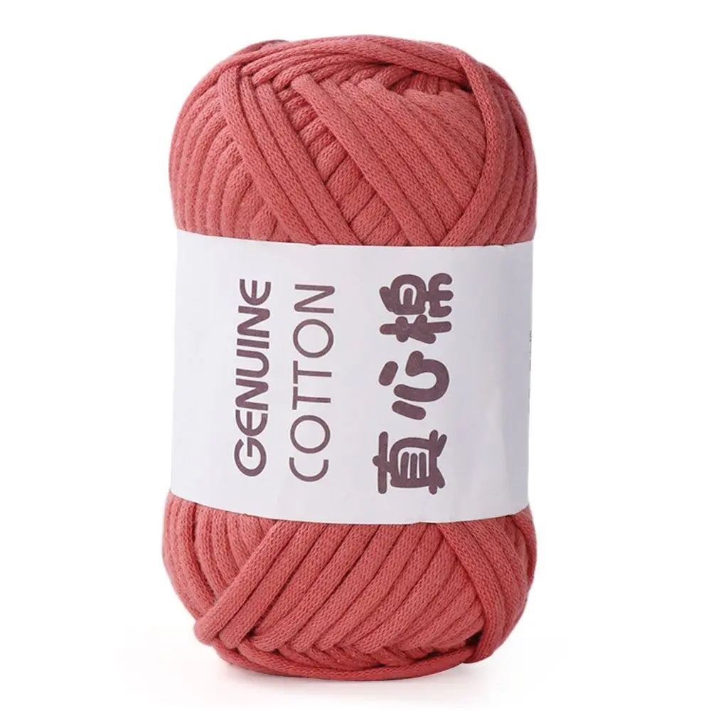50g Cotton Yarn Beginner Crochet Yarn Easy To Use Cotton Yarn for Hand Knitting Weaving DIY Scarves Blankets Hat Clothes