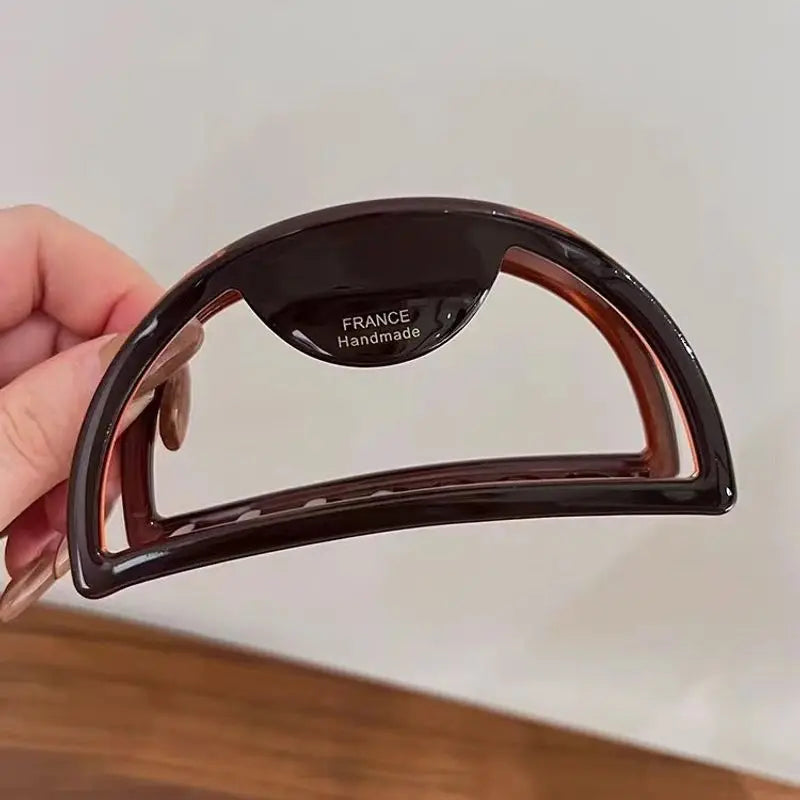 1pc European and American hair accessories hollow acetic acid grip large meatball hair claw