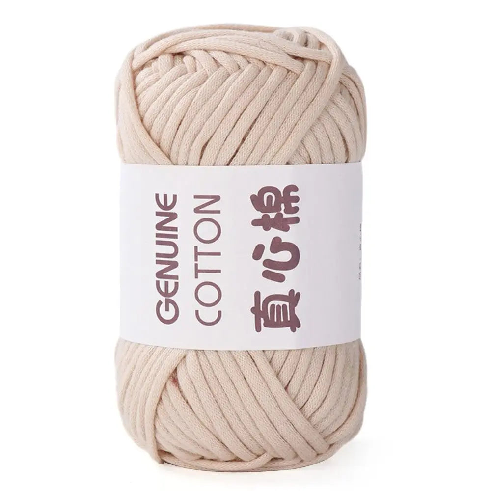 50g Cotton Yarn Beginner Crochet Yarn Easy To Use Cotton Yarn for Hand Knitting Weaving DIY Scarves Blankets Hat Clothes