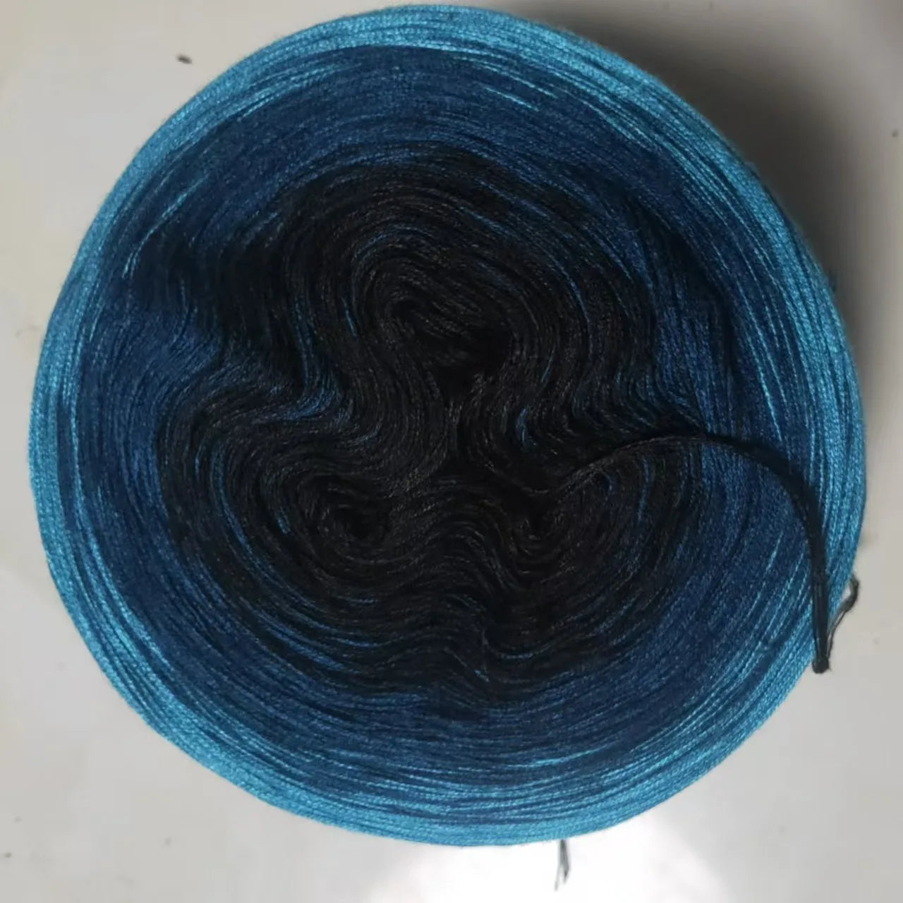 300g Rainbow Gradient Color Cake Yarn Organic Cotton Blend Yarn Segmented splicing line DIY Scarf Shawl Skirt Wool Yarn Crochet