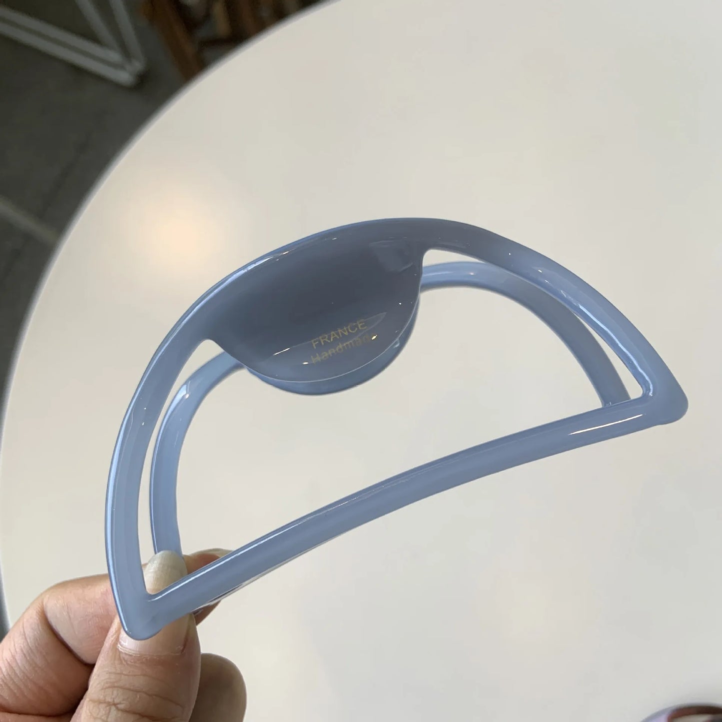 1pc European and American hair accessories hollow acetic acid grip large meatball hair claw