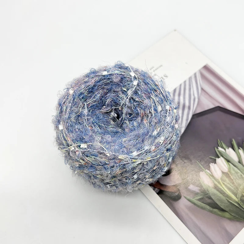 YOMDID 50g/pc Wool Loop Yarn DIY Clothing Hat Scarf Glove Knitting Yarn Bag Pendant Hairband Decoration Handmade Crochet Thread