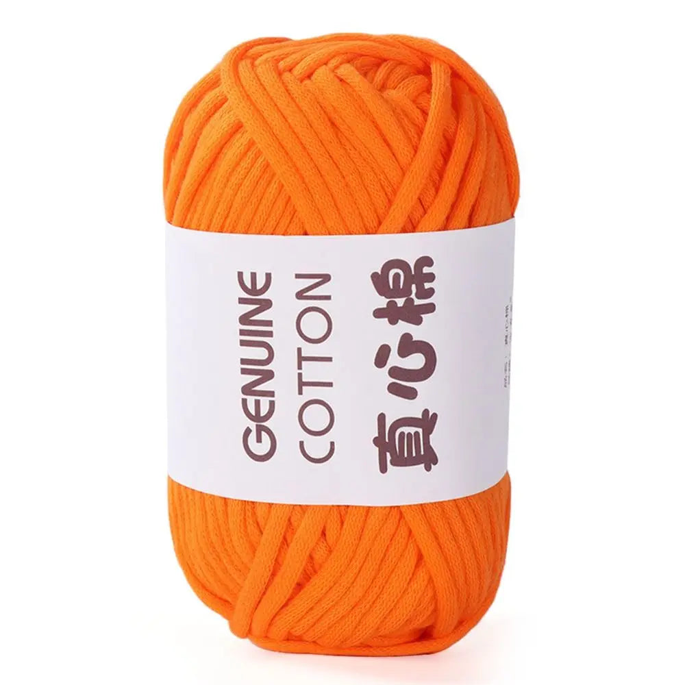 50g Cotton Yarn Beginner Crochet Yarn Easy To Use Cotton Yarn for Hand Knitting Weaving DIY Scarves Blankets Hat Clothes
