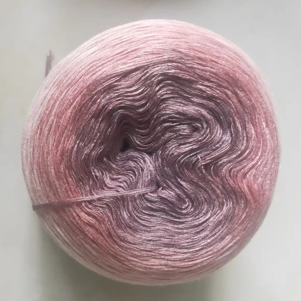 300g Rainbow Gradient Color Cake Yarn Organic Cotton Blend Yarn Segmented splicing line DIY Scarf Shawl Skirt Wool Yarn Crochet