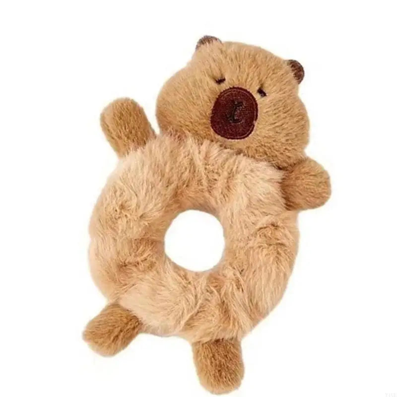 Fun Hair Tie Capybara Furry Scrunchies for Party Headwear for Vacation Travel