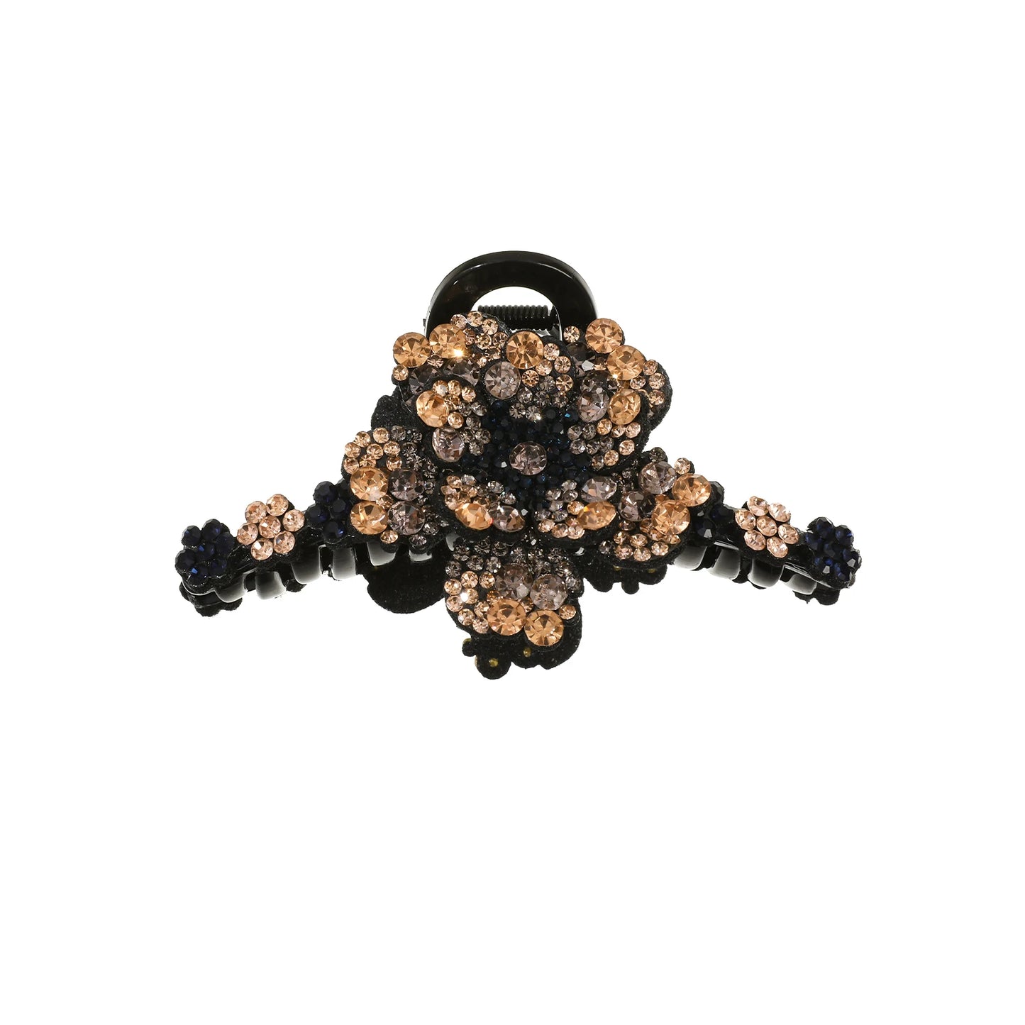 Studded Champagne Gold – Warm champagne crystals with a soft golden glow.