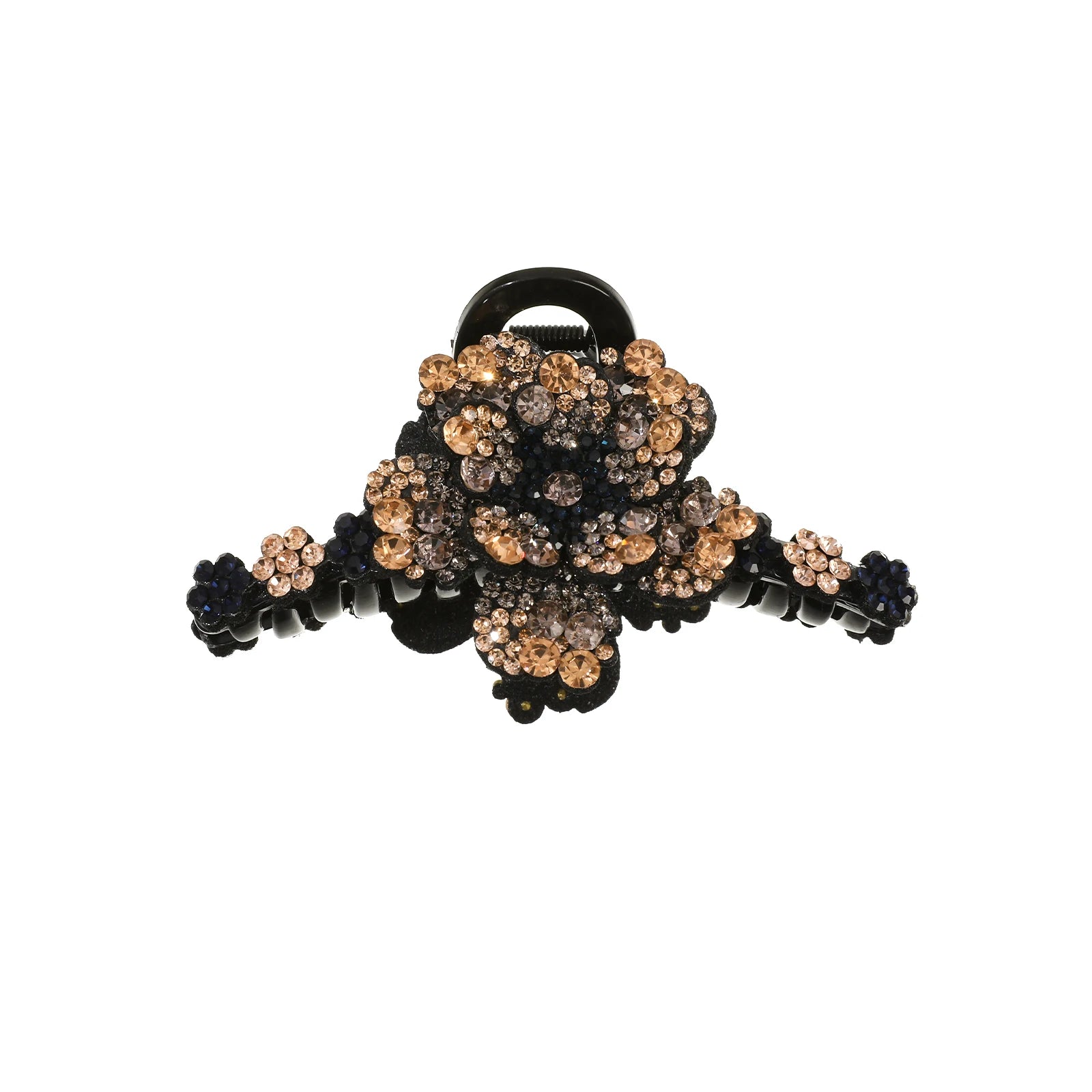 Studded Champagne Gold – Warm champagne crystals with a soft golden glow.