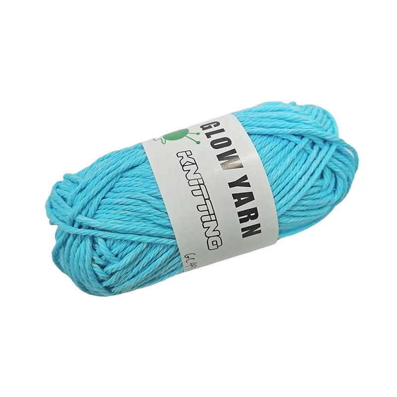 Functional Luminous Yarn Knitting Wool Yarn Glow In The Dark Luminous Cotton Yarn Crochet Sweater Hat Scarf Hand Knitting Tools