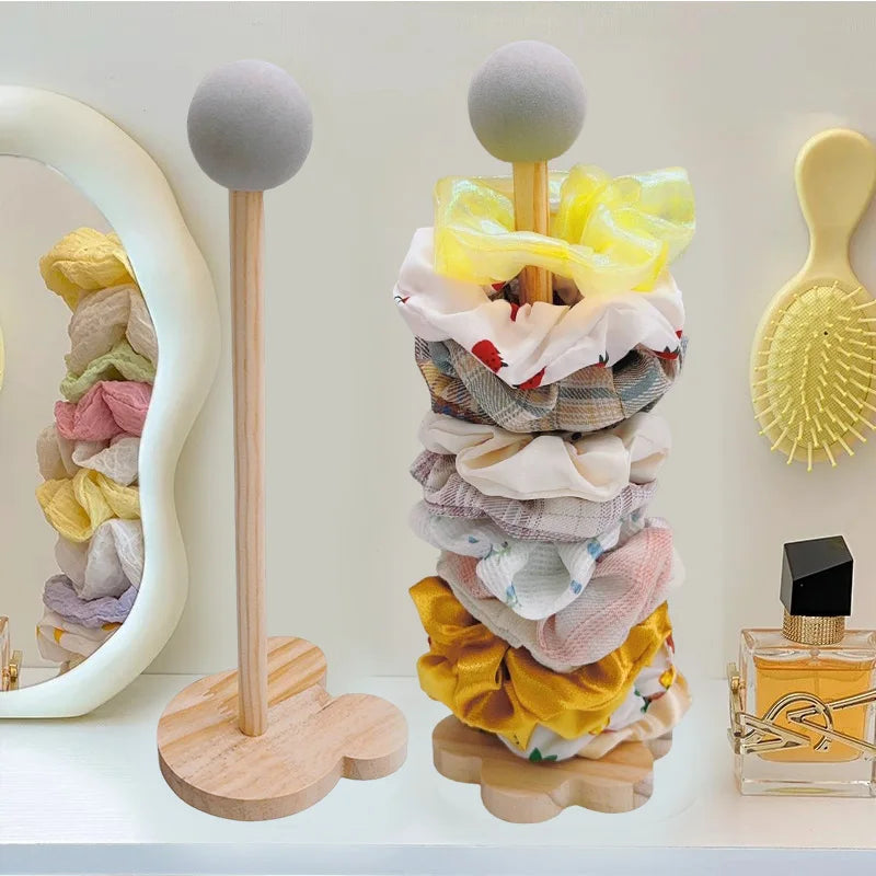 Hair Scrunchies Hairpin Organizer Cute Girl Jewelry Holder Head Rope Headband Display Rack Children's Hair Accessories Storage