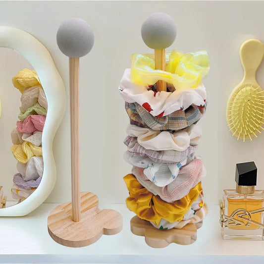 Hair Scrunchies Hairpin Organizer Cute Girl Jewelry Holder Head Rope Headband Display Rack Children's Hair Accessories Storage