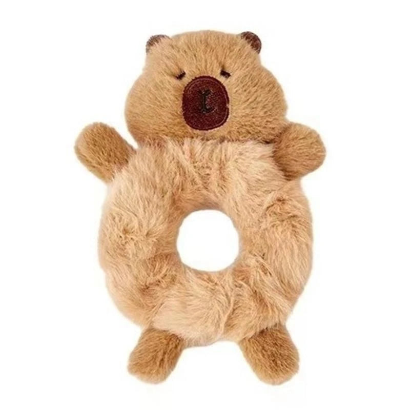 Fun Hair Tie Capybara Furry Scrunchies for Party Headwear for Vacation Travel
