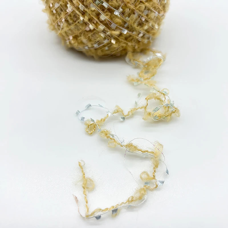 YOMDID 50g/pc Wool Loop Yarn DIY Clothing Hat Scarf Glove Knitting Yarn Bag Pendant Hairband Decoration Handmade Crochet Thread