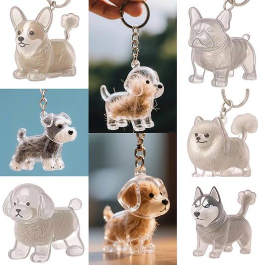 Dog's Hair Memory Capsule Keepsake Display Gift for Pet Lovers