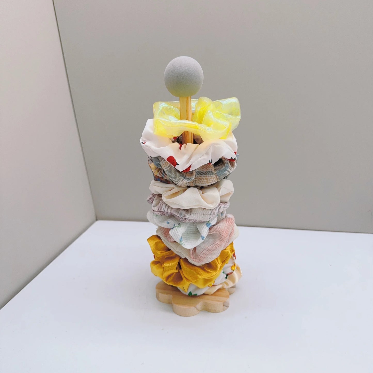 Hair Scrunchies Hairpin Organizer Cute Girl Jewelry Holder Head Rope Headband Display Rack Children's Hair Accessories Storage