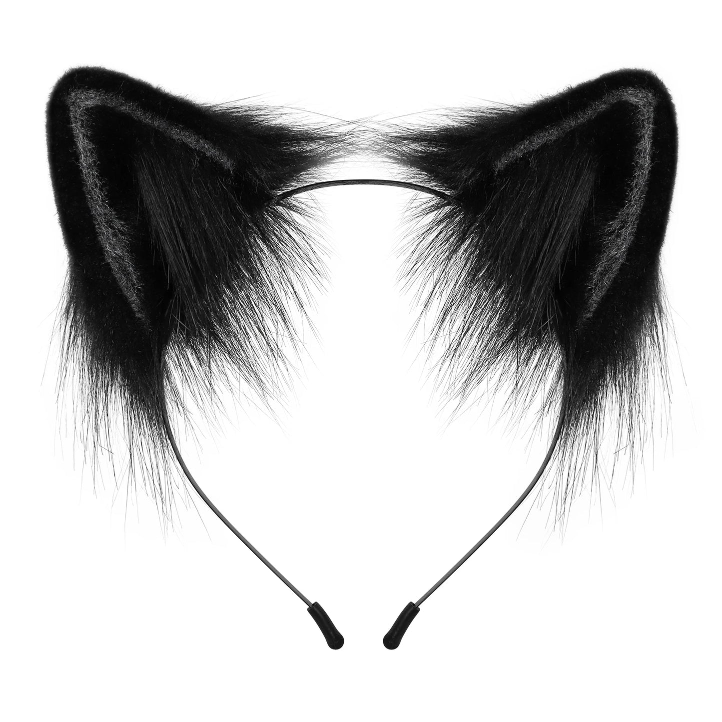 Animal Cat Ears Headband Faux Fur Cosplay Costumes Cute Hair Accessories for Daily Wear Parties
