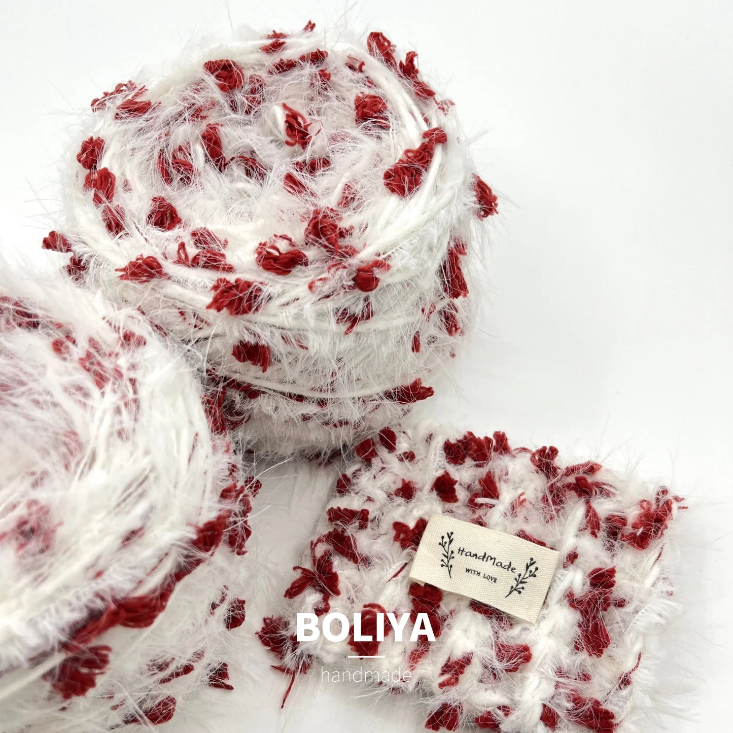 Knitted Yarn Ball Cloud DIY Handmade Hand Mixed Yarn Hook Woven Scarf Bag Clothing Card Sleeve Wire Handmade Material