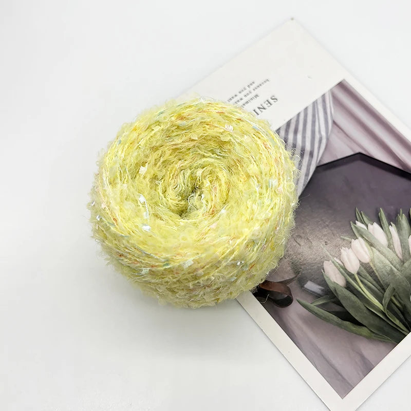 YOMDID 50g/pc Wool Loop Yarn DIY Clothing Hat Scarf Glove Knitting Yarn Bag Pendant Hairband Decoration Handmade Crochet Thread