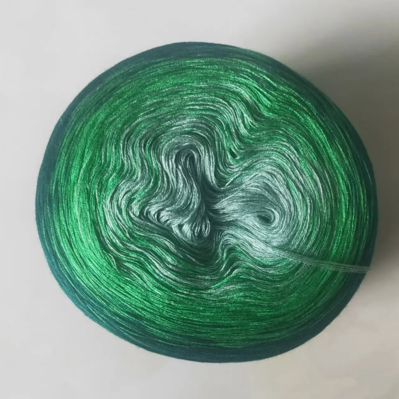 300g Rainbow Gradient Color Cake Yarn Organic Cotton Blend Yarn Segmented splicing line DIY Scarf Shawl Skirt Wool Yarn Crochet