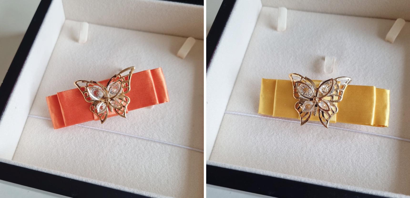 Elegant Butterfly Hanbok-Inspired Hair Clip 10 colors Korean traditional accessory seollal chuseok doljanchi photoshoot [with Pinkluvme]