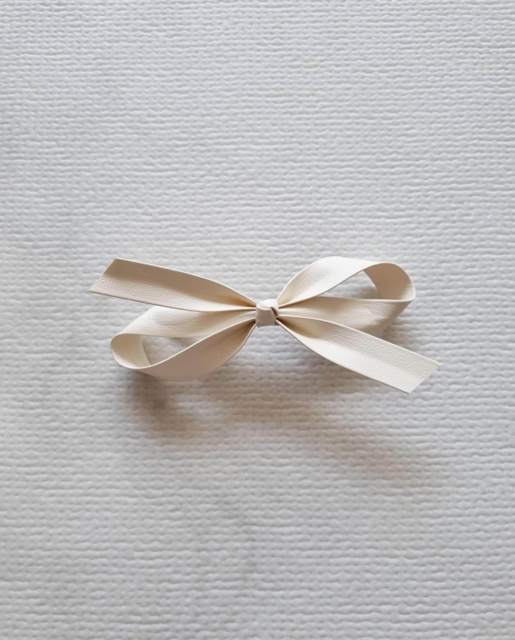 Poppy Color Classic Twisted Layered Bow Clip free rainbow snap clip hypoallergenic nickel free baby safe faux leather strip [with Pinkluvme]